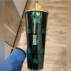 Starbucks Wicked Emerald City Metallic Green Cold Cup (24 oz.)